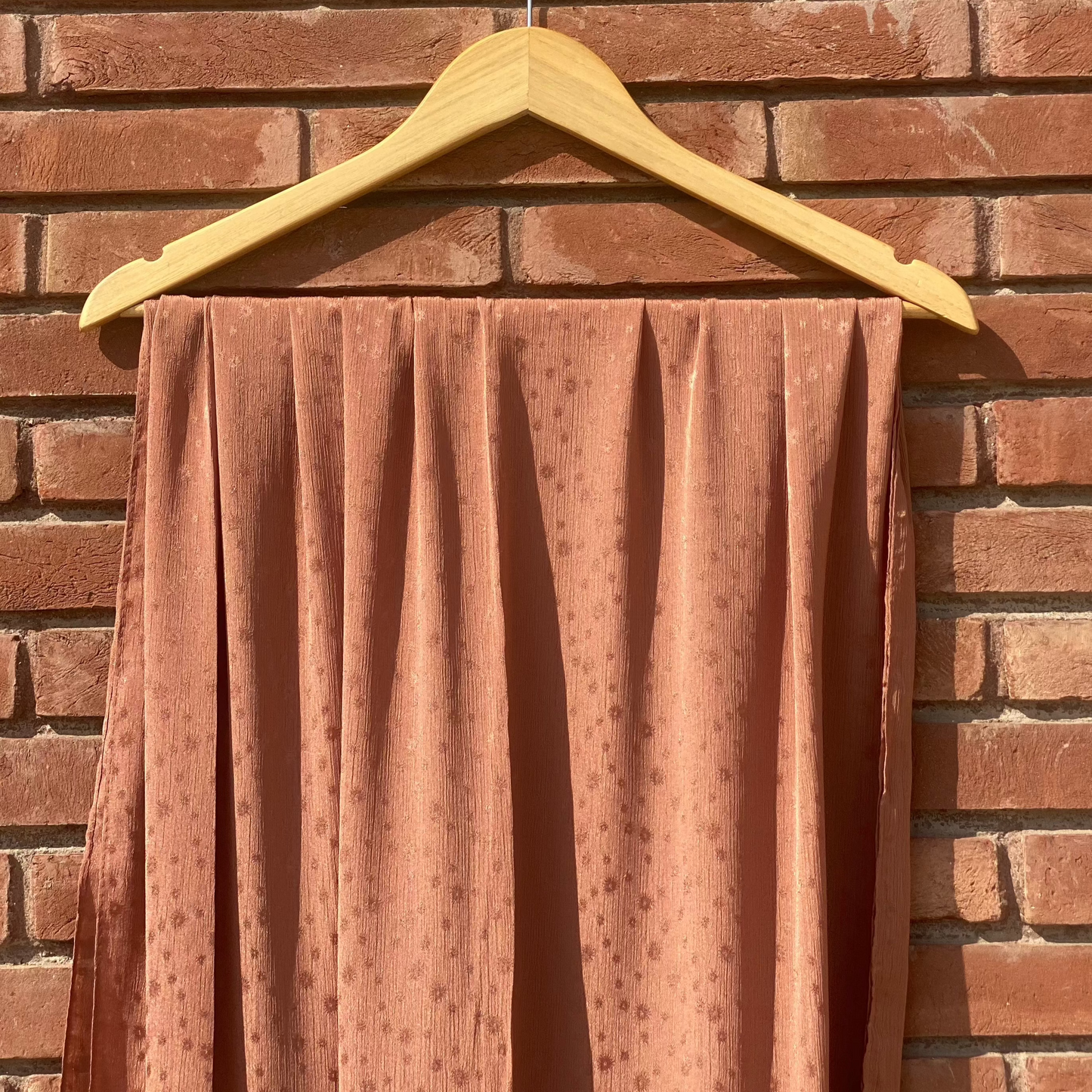 Peru Brown Printed Silk PS-25-08