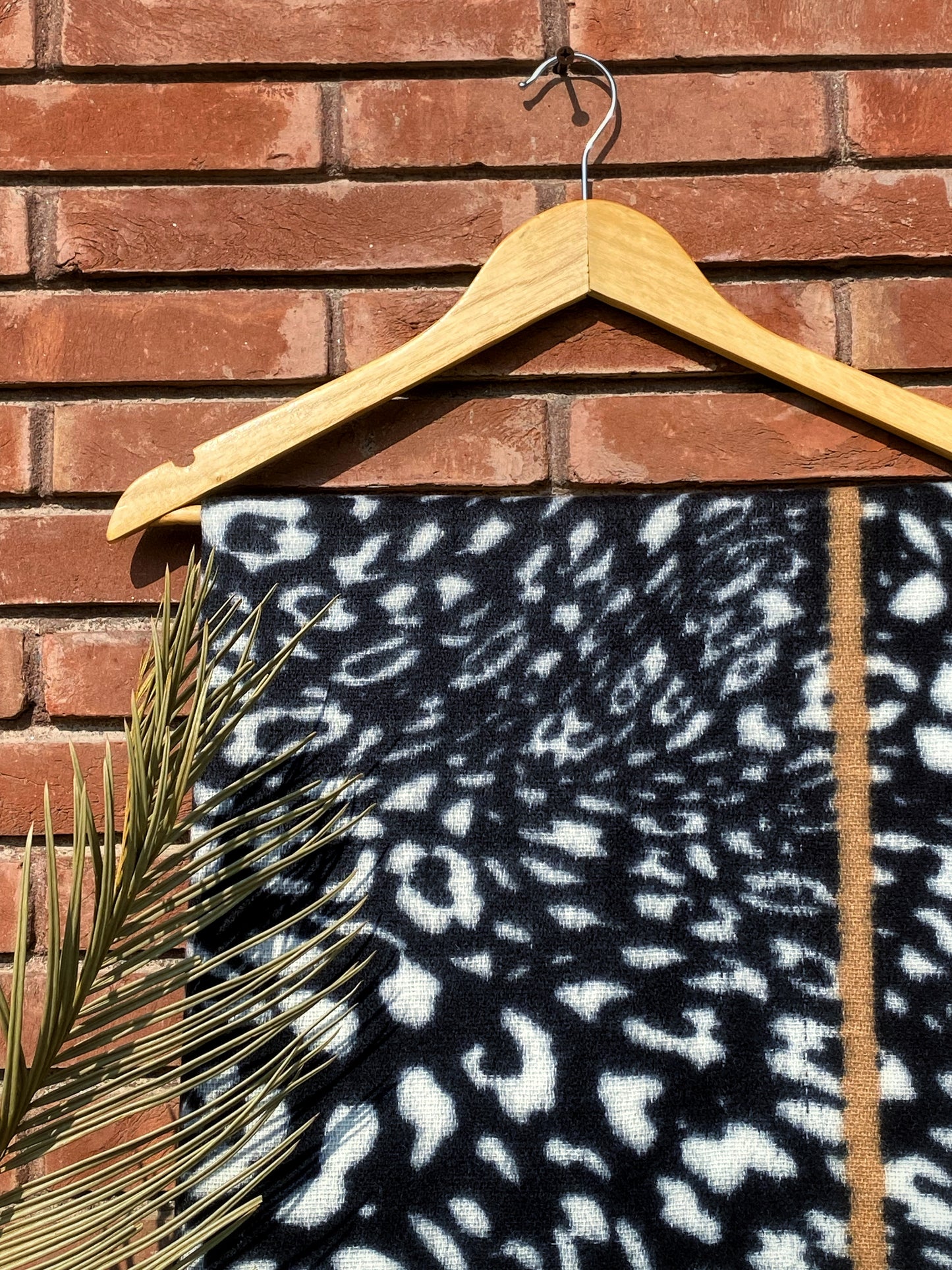 Turkish Wool Cheetah Print Shawl WS-25-001