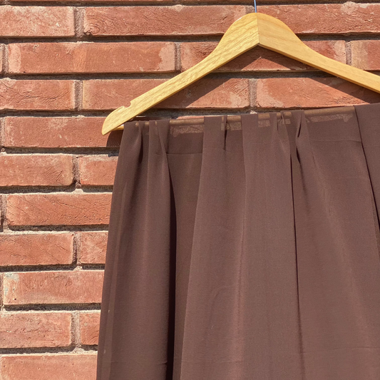 Dark Brown Georgette CG-25-06