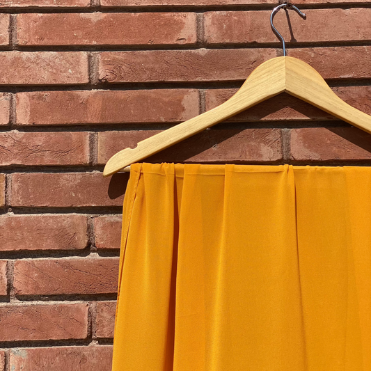 Mustard Yellow Georgette CG-25-11