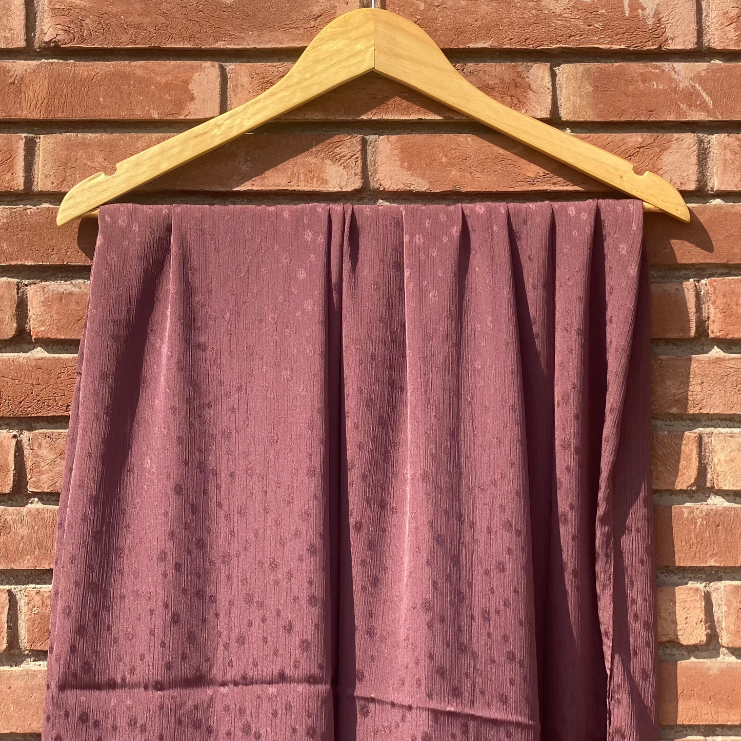 Bittersweet Red Printed Silk PS-25-11