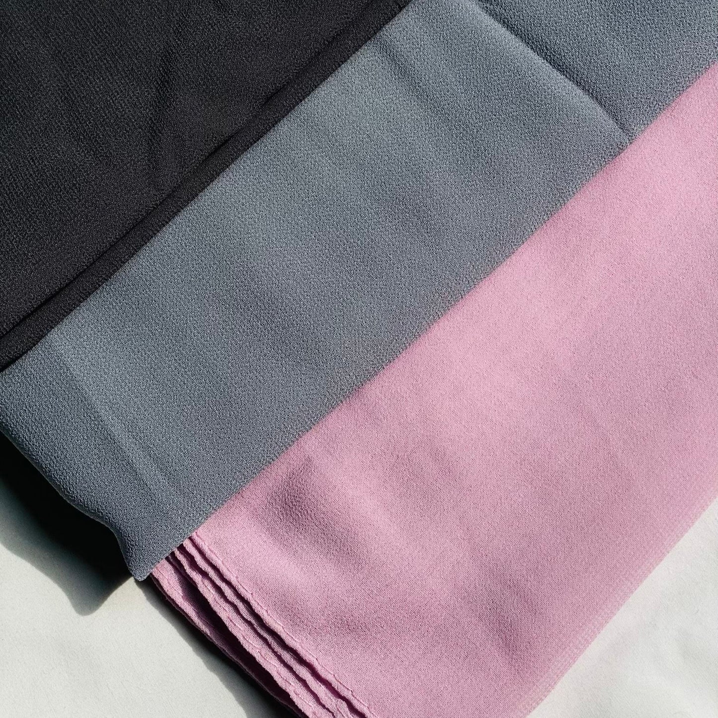 Bundle of 3-Plain Georgette